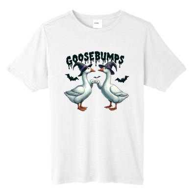 Goose Bumps Geese Fist Bumping Animal Pun Witch Halloween Tall Fusion ChromaSoft Performance T-Shirt