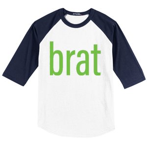 Green Brat Baseball Sleeve Shirt