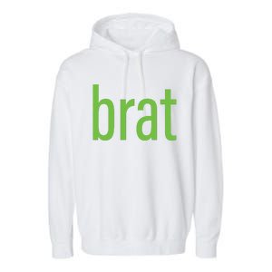 Green Brat Garment-Dyed Fleece Hoodie