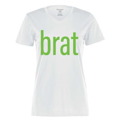 Green Brat Women's Momentum V-Neck T-Shirt