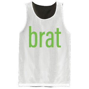 Green Brat Mesh Reversible Basketball Jersey Tank