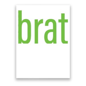 Green Brat Poster