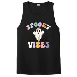 Groovy Boo Ghost Spooky Vibes Halloween Costumes Gift PosiCharge Competitor Tank