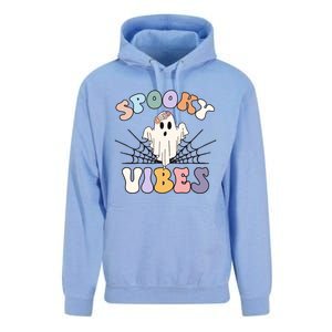 Groovy Boo Ghost Spooky Vibes Halloween Costumes Gift Unisex Surf Hoodie