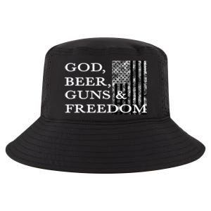 God Beer Guns Freedom Country Rights Party Republican Trendy Gift Cool Comfort Performance Bucket Hat