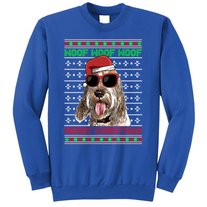 Grand Basset Griffon Vendeen Woof Merry Christmas Gift Sweatshirt