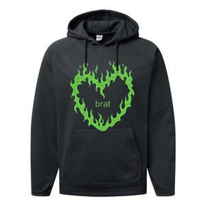 Green Brat Performance Fleece Hoodie