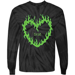 Green Brat Tie-Dye Long Sleeve Shirt