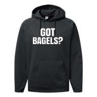 Got Bagels Performance Fleece Hoodie