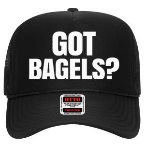 Got Bagels High Crown Mesh Back Trucker Hat