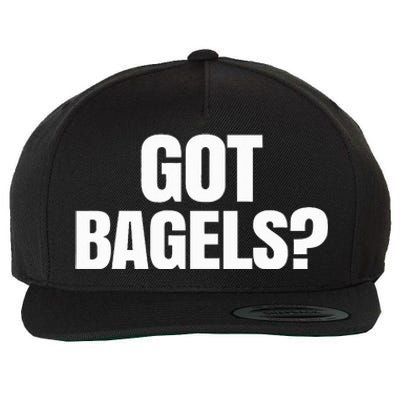 Got Bagels Wool Snapback Cap