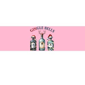 Gingle Bells Gin Gin Bells Christmas Tree Merry Xmas Bumper Sticker