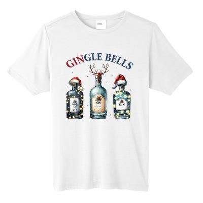 Gingle Bells Gin Gin Bells Christmas Tree Merry Xmas Tall Fusion ChromaSoft Performance T-Shirt