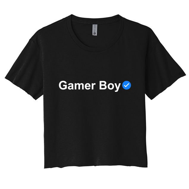 Gamer Boy Crop Top