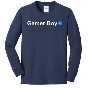 Gamer Boy Kids Long Sleeve Shirt