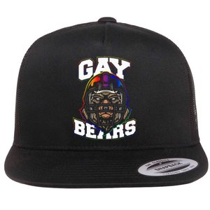 Gay Bears Flat Bill Trucker Hat