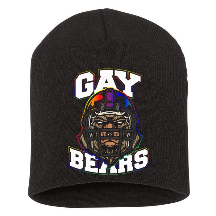 Gay Bears Short Acrylic Beanie