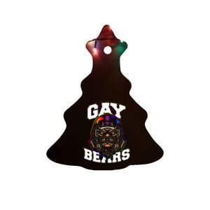 Gay Bears Ceramic Tree Ornament