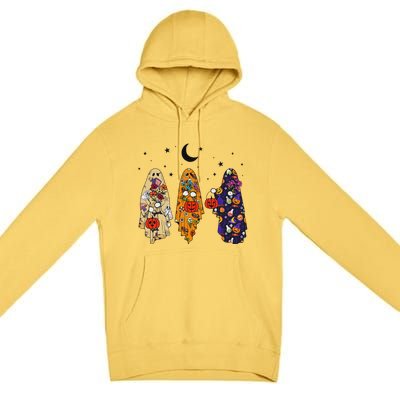 Groovy Boo Ghost Squad Halloween Autumn Art Premium Pullover Hoodie