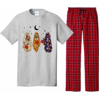 Groovy Boo Ghost Squad Halloween Autumn Art Pajama Set