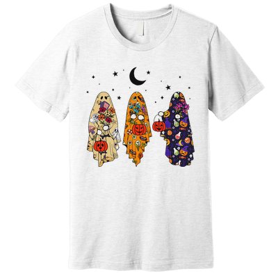 Groovy Boo Ghost Squad Halloween Autumn Art Premium T-Shirt