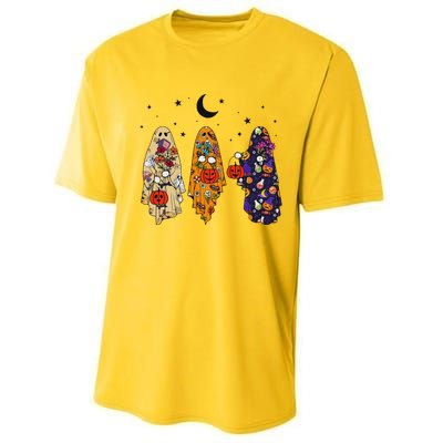 Groovy Boo Ghost Squad Halloween Autumn Art Performance Sprint T-Shirt