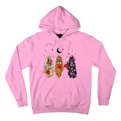 Groovy Boo Ghost Squad Halloween Autumn Art Hoodie