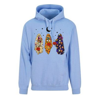 Groovy Boo Ghost Squad Halloween Autumn Art Unisex Surf Hoodie