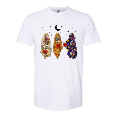 Groovy Boo Ghost Squad Halloween Autumn Art Softstyle CVC T-Shirt