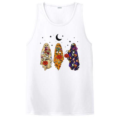 Groovy Boo Ghost Squad Halloween Autumn Art PosiCharge Competitor Tank