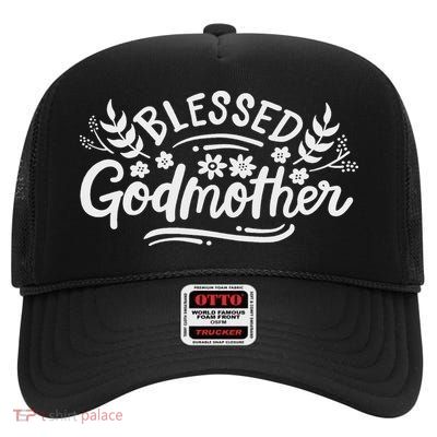 Godmother Blessed Godmother High Crown Mesh Back Trucker Hat