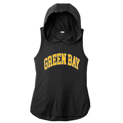 Green Bay Ladies PosiCharge Tri-Blend Wicking Draft Hoodie Tank