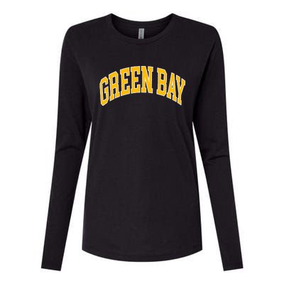 Green Bay Womens Cotton Relaxed Long Sleeve T-Shirt