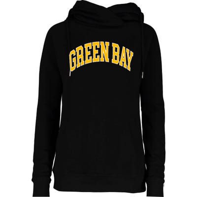 Green Bay Womens Funnel Neck Pullover Hood