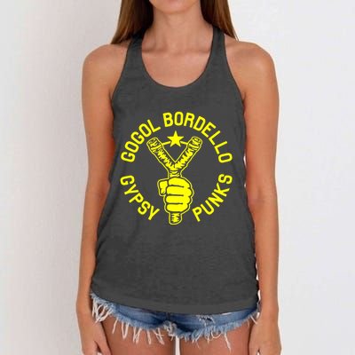 GOGOL BORDELLOs Women's Knotted Racerback Tank