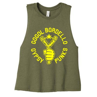 GOGOL BORDELLOs Women's Racerback Cropped Tank