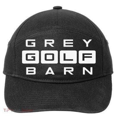 Grey Barn Golf 7-Panel Snapback Hat