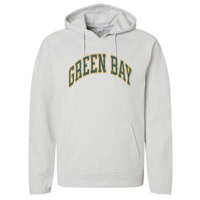 Green Bay Performance Fleece Hoodie