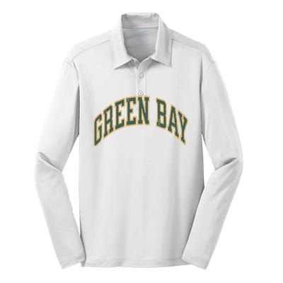 Green Bay Silk Touch Performance Long Sleeve Polo