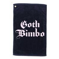 Goth Bimbo Golf Towel