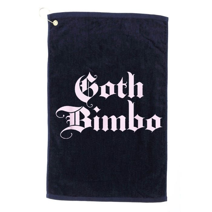 Goth Bimbo Golf Towel