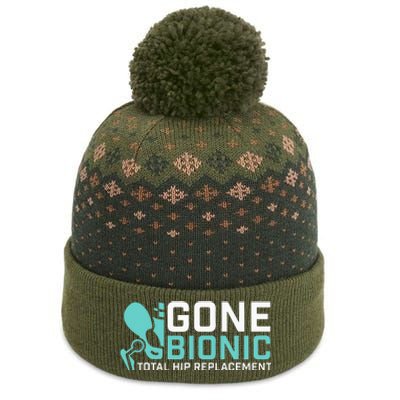 Gone Bionic Get Well Hip Replacement Surgery Recovery The Baniff Cuffed Pom Beanie