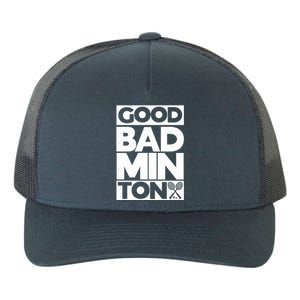 Goodminton Badminton Graphic Badminton Player Shuttlecock Great Gift Yupoong Adult 5-Panel Trucker Hat