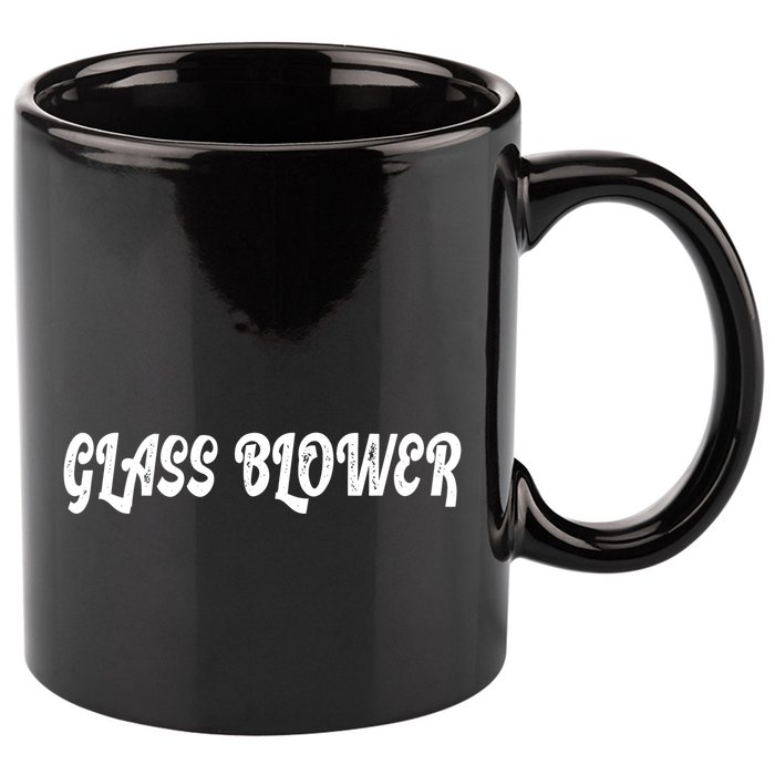 Glass Blower 11oz C Handle Ceramic Mug
