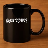 Glass Blower 11oz C Handle Ceramic Mug