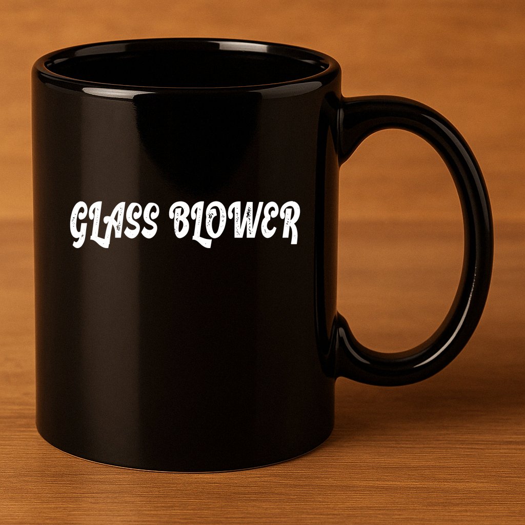 Glass Blower 11oz C Handle Ceramic Mug