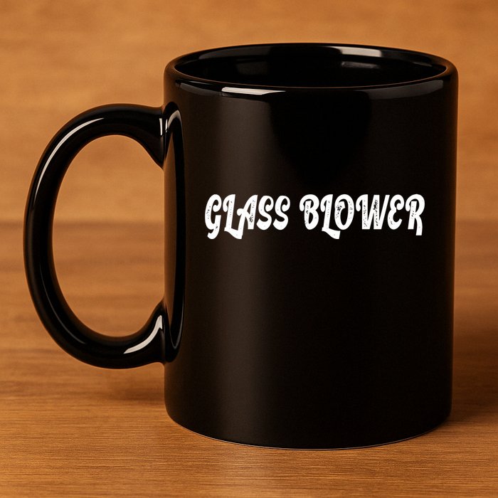 Glass Blower 11oz C Handle Ceramic Mug