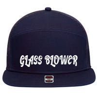 Glass Blower 7 Panel Mesh Trucker Snapback Hat