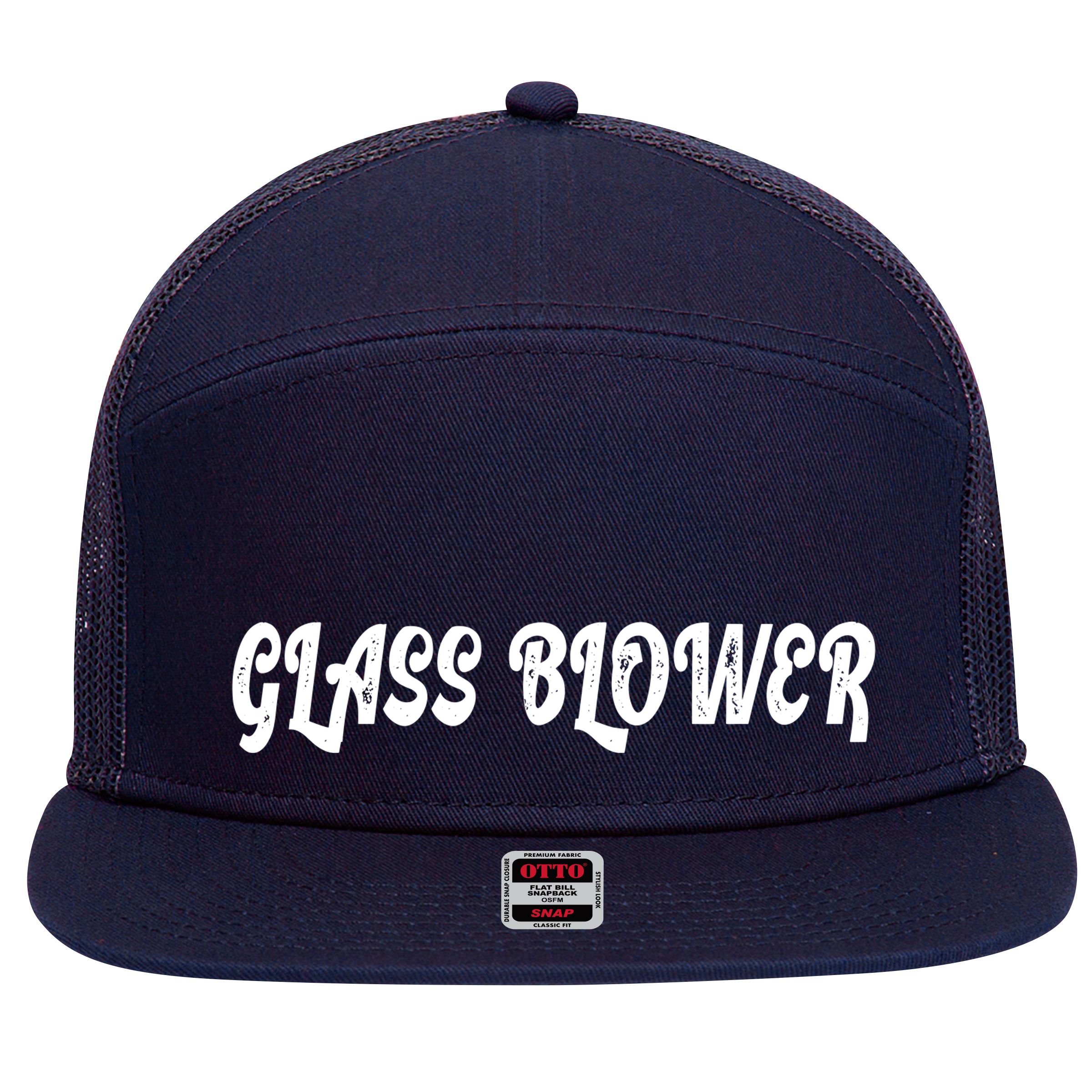 Glass Blower 7 Panel Mesh Trucker Snapback Hat