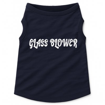Glass Blower Doggie Tank